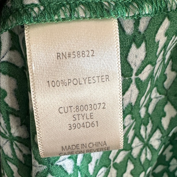 Max Studio Green Patterned Maxi Dress - Picture 11 of 11